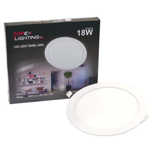 18W round  recessed LED panel AIRA