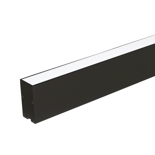 80W black linear LED luminaire with PIR sensor LOTA100_SENS