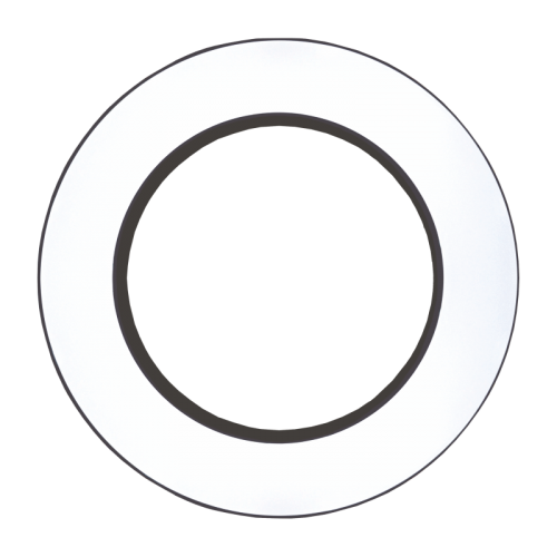 36W black, round LED luminaire MEKA