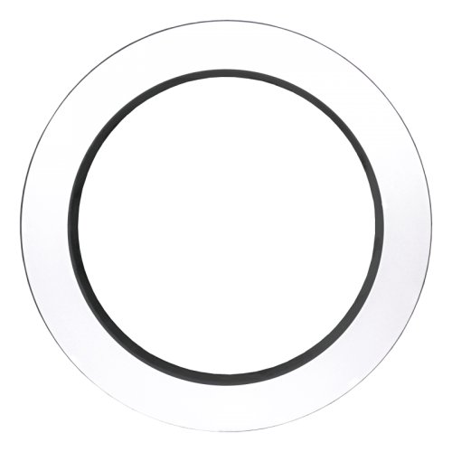 48W black, round LED luminaire MEKA