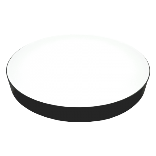 70W black, round LED luminaire MORA_EMERGENCY