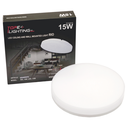 15W ceiling and wall mounted luminaire RIO