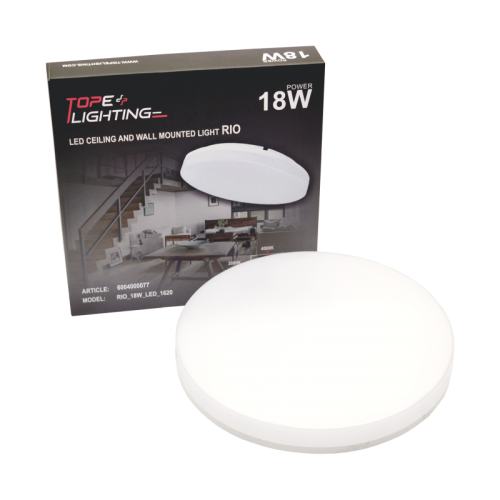 18W ceiling and wall mounted luminaire RIO