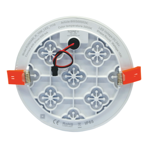 15W round, recessed LED panel RONDA