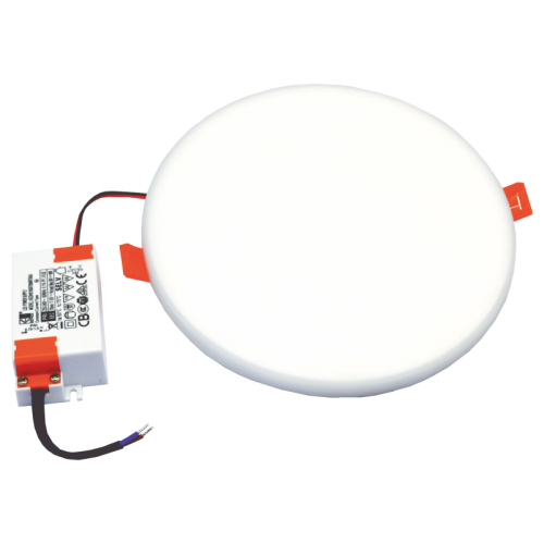 20W apvali, įmontuojama LED panelė RONDA