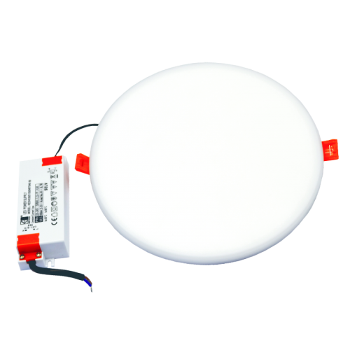 28W apvali, įmontuojama LED panelė RONDA