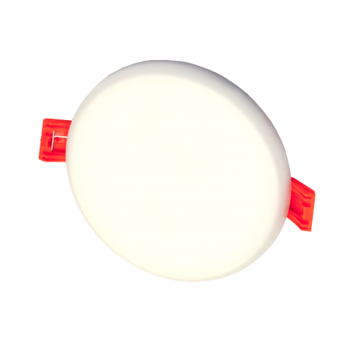 8W round, recessed LED panel ROSA_EMERGENCY