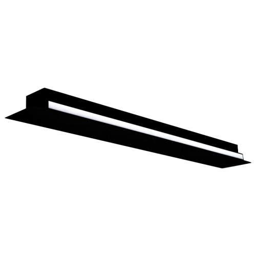 12W juodas linijinis LED šviestuvas TAMNA