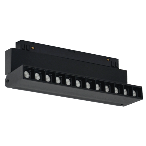 12W black LED spotlight with flood distribution TAMPA