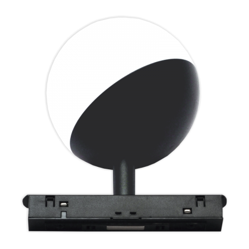 7W black LED spotlight with flood distribution TAMPA